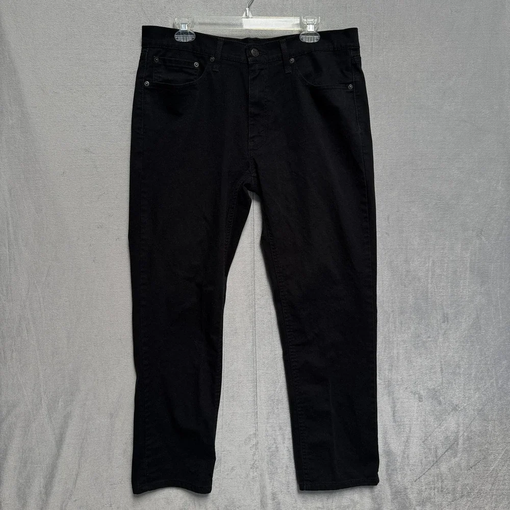 Levis 541 Jeans Mens 34x30 Black Tapered Athletic Fit Denim‎ Cotton Blend